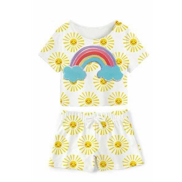 Lola & The Boys Rainbow Smiley Set